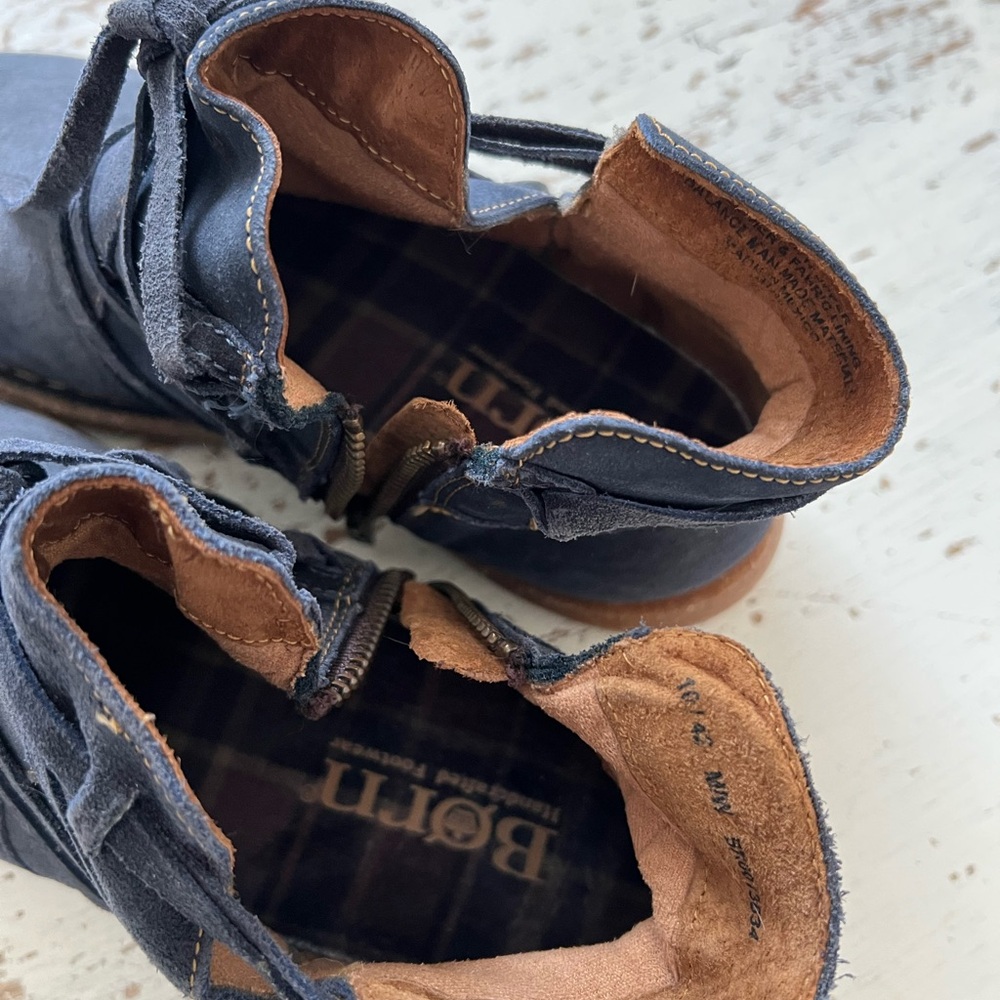 Born Dark Blue Ankle Boots - Picture 3 of 5
